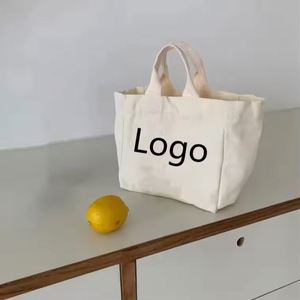 Custom Logo Printed Sublimation Reusable Eco-friendly Recyclable Cotton Long Handle Medium Shoulder Strap Tote Bag Daily Use - Product Image 2