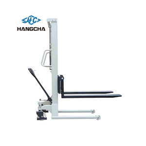 Hangcha用新品2トン手動パレットスタッカー2m歩行者用油圧ポンプリフトレストラン用機械修理店小売 - Product Image 3