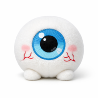 Peluche personnalisée CE CPC en forme d'œil mignon, jouet en peluche doux pour Halloween, cadeau, logo OEM personnalisé disponible