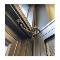 METGOOD-Ventana abatible de aluminio de doble acristalamiento, mosquitera con aislamiento térmico para casa, marco de aleación de aluminio