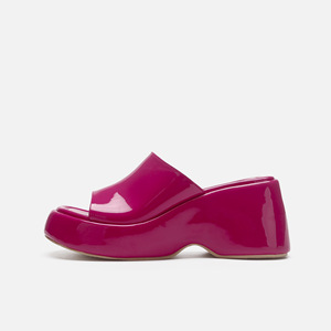 Nouvelles sandales d'été compensées à bout ouvert pour femmes, grandes tailles, personnalisables, vente en gros 2024 - Product Image 3