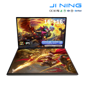 โน้ตบุ๊คใหม่ 16+16 นิ้ว Core I5 12450h จอคู่ 1920x1200 แรม 32GB SSD 1TB ตัวเครื่องโลหะ ภาษาอังกฤษ มีสินค้าในสต็อก ธุรกิจ Win 11 Hfbook28/ds1 - Product Image 1