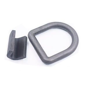 Anneau de levage en D forgé haute résistance à souder, anneau d'ancrage robuste soudable pour remorquage et récupération de camions - Product Image 2