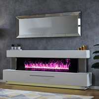 Vente directe d'usine, insert de cheminée électrique décoratif, flamme artificielle 3D, vapeur d'eau, cheminée à vapeur