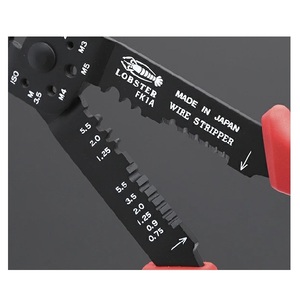 Japan Lobtex Lobster Industrial Grade Steel <b>Crimping</b> <b>Tool</b> Resin Handle Cutting Stripping Functions FK1A Series 295g - Product Image 6
