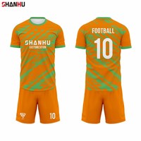 Ensemble de maillots de football personnalisés, uniforme de football personnalisé avec logo du club, nom et numéro du joueur pour l'entraînement de l'académie, match pour adultes