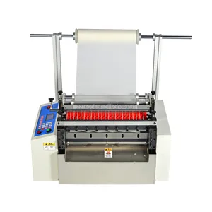 400mm Width Film Roll to Sheet Cutting Machine Plastic PVC Cutter