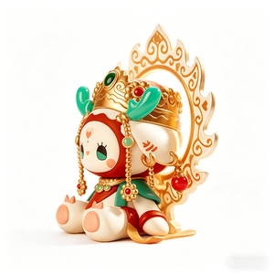 Figura Decorativa Tradicional Chibi, Adorno Retro de Diseño, Juguete Artístico de Moda, Muñeca Coleccionable, Decoración para el Hogar, Regalo - Product Image 1