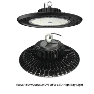 5 년 보증 140lm/w 150lm/w 170lm/w 절약 볼륨 100W 150W 200W 240W UFO LED 하이 베이 라이트