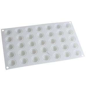 Molde para Galletas de Chocolate Caseras Tangchu, Mini Molde para Pastel de Mousse, Fondant, Herramienta para Hornear en Forma de Semicírculo - Product Image 4