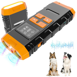 Entrenador electrónico para perros con control de ladridos, pantalla LCD y función ultrasónica, portátil para uso en exteriores, 12 cm de longitud - Product Image 2