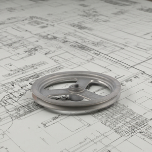 하이 퀄리티 맞춤형 샌드 캐스팅 서비스 플랜지 커버 GJL20 GJL25 GG20 GGG25 모터 커버 그레이 아이언 파운드리 - Product Image 1