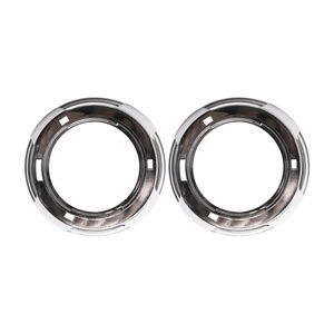 SANVI Wholesale Price 3 Inch Angel Eyes' Cover Chrome Color HID Projector Lens Kits Shrouds Cover Car <b>Accessories</b> - Product Image 2