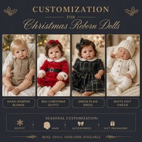 Poupée Bébé Reborn en Silicone DOWinch de 18 Pouces avec Cheveux Fins, Figurine d'Enfant Artisanale Réaliste, Cadeau de Noël