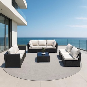 Factory Outdoor Patio Set Modern Design Garden Rattan PE <b>Material</b> Wholesale Price - Product Image 1