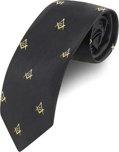 Cravate 100% soie avec logo et forme personnalisables pour homme, couleur unie, athlétique, impression personnalisée internationale, maçonnique, luxe - Product Image 1