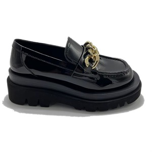 Zapatos de Plataforma Impermeables de Lujo Personalizados, Forro Superior de Cuero Genuino, Tela Elástica, Mocasines de Crin, Suela de Goma, Sin Cordones - Product Image 3