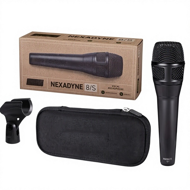 NXN8/S Dual Sensors Cardioid Dynamic XLR Metal Vocal Microphone for Professional Live Vocal Performance