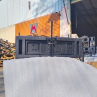Penjualan laris harga pabrik profesional kayu pasif Speaker kabinet HDL210 dobel 10 inci 2 arah Line Array Speaker penutup