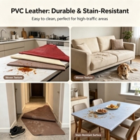 PU-Kunstleder-Stoff, weich, atmungsaktiv, wasserdicht, für Sofa, Auto, Tasche, Handtasche, Basteln, Nähen, kostenlose Muster jetzt erhältlich