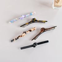 Nouvelle Collection : Barrette Française Personnalisée à Nœud Papillon Imprimé Léopard 10,5 CM pour Femmes et Filles – Accessoire de Mode pour Cheveux Fins