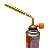 Torche à gaz Portable Butane Brasage Flamme Pistolet Extérieur Grand Feu Camping Réchaud à gaz Jet Flamme Torche à gaz Pistolet à flamme