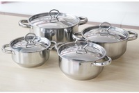 Ensemble de casseroles en acier inoxydable de haute qualité, 15 pièces, antiadhésif, ensemble de casseroles, ensemble de poêles