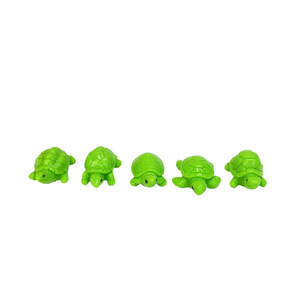 Tortugas de Resina en Miniatura, Figura 3D de Animal, Decoración Artesanal de Plástico, Juguete Coleccionable - Product Image 1