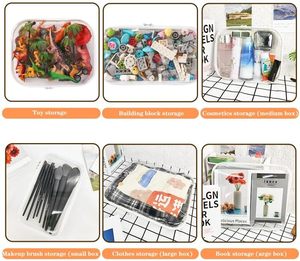 Bliss Bins Estuche transparente con cremallera <span class=keywords><strong>de</strong></span> lado <span class=keywords><strong>duro</strong></span> para almacenamiento Estuche <span class=keywords><strong>de</strong></span> lápices con cremallera transparente <span class=keywords><strong>de</strong></span> plástico Organizador <span class=keywords><strong>de</strong></span> <span class=keywords><strong>viaje</strong></span> Bolsa <span class=keywords><strong>de</strong></span> cosméticos - Product Image 6