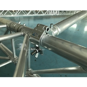 Mới nhất phổ biến toàn cầu chất lượng cao mô hình nhôm chiếu sáng giàn hiển thị ống đôi kẹp - Product Image 6