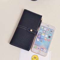Dompet Clutch Lipat Ultra Tipis Mewah PU Motif Mutiara Permen 2025, Penutup Gesper, Untuk Wanita dan Remaja 7