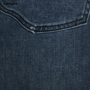 Pantalones vaqueros de mezclilla oscuros para hombre, talla grande, corte recto, ajuste regular, clásicos, cinco bolsillos, casuales, para uso diario. - Product Image 4
