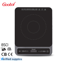 Cuisinière à Induction en céramique intelligente Portable 3500W poêle à chauffage électrique solaire pour marmite de cuisine extérieure avec panneau solaire