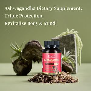 Capsules d'Ashwagandha Premium avec Curcuma, Gingembre et Poivre Noir pour Adultes – Complément pour l'Amélioration du Sommeil - Product Image 2
