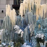 Lange Caudatus Geconserveerde Minnaar 'S Traan Hangende Amaranthus Voor Decoratie Gedroogde Gebleekte Witte Decoratieve Bloemen & Kransen Bruiloft