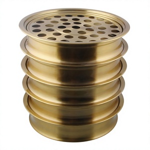 MAYUR EXPORTS Juego de Bandejas para Servir Comunión de Alta Calidad con Acabado Metálico Pulido, Grado Deluxe, Apto para Contacto con Alimentos, Modelo 9231 Place - Product Image 2