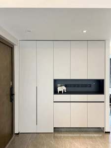 Mueble Zapatero Moderno de Madera Maciza, Tamaño Personalizado, Muebles de Salón para Villa, Hotel, Apartamento, Protección Ambiental - Product Image 5