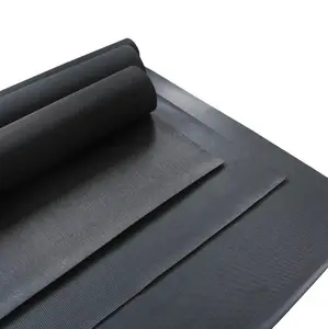 Wholesale industrial shock absorbing black color neoprene sbr fkm nbr epdm silicone rubber sheet