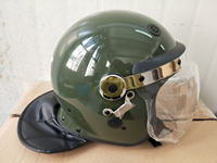 Casque tactique personnalisé en usine, protection ABS, résistant aux coups de couteau, anti-impact, sécurité, défense, casque blanc avec visière et rembourrage