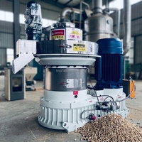 Machine à granulés Pengfan CE 8ème génération en acier inoxydable, à matrice annulaire verticale centrifuge, pour sciure de bois, coques de riz, biomasse, 380V