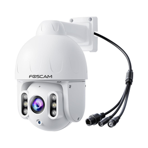 Fooutdoor açık güvenlik kamera 4K/8MP <span class=keywords><strong>POE</strong></span> otomatik izleme 4X optik Zoom AI algılama renk gece görüş 2 yönlü ses 360 ° kamera - Product Image 1