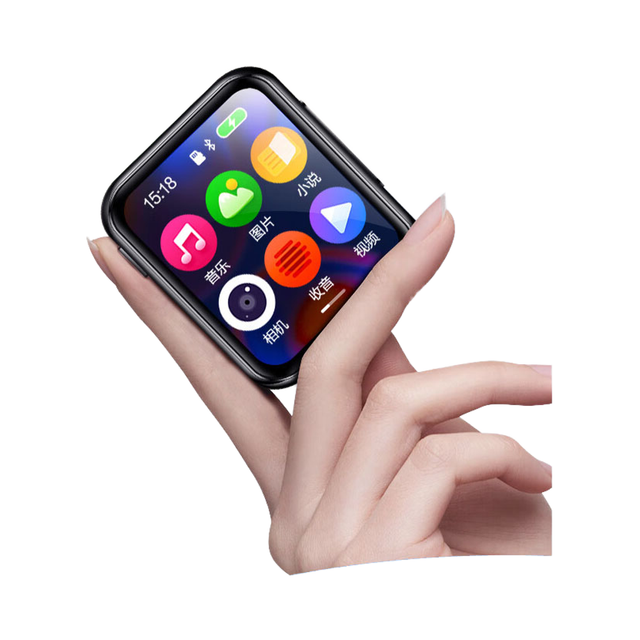New Design 64 GB Portable Wireless MP3 Player 2.01 Inch IPS Touch Screen for 5.3 Built-in Speaker Multi-Language Support