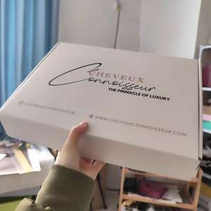 Boîte d'emballage en carton ondulé écologique personnalisée avec logo imprimé pour l'expédition de produits de soin, de beauté ou de vêtements – Vente en gros - Product Image 3