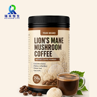 Complément alimentaire quotidien de qualité supérieure, fabriqué en usine OEM, pur et naturel, poudre de café aux champignons Lion's Mane