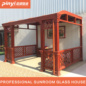 Cabinas exteriores de aluminio prefabricadas, casa de jardín con <span class=keywords><strong>ventanas</strong></span> de <span class=keywords><strong>techo</strong></span> - Product Image 5
