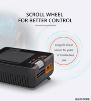 Chargeur et testeur 2-en-1 ToolkitRC M7 200W 10A compact et léger pour batterie LiPo 1-6S, pièces de mise à niveau DIY pour drone FPV RC