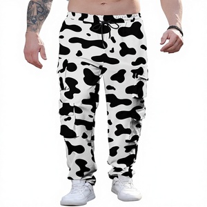 Pantalones <span class=keywords><strong>Cargo</strong></span> Casuales de Senderismo para Hombre, Cintura Elástica con Cordón, Joggers para Exteriores con 6 Bolsillos, 100% Poliéster - Product Image 1