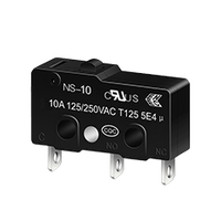 Micro-interrupteur miniature série NNC NS-5 avec poussoir à broche IEC IP40 5A 250VAC Micro-interrupteur étanche