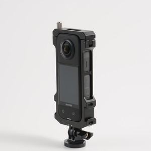 Carcasa de Aleación de Aluminio OEM de Fábrica para Cámara VR <span class=keywords><strong>Insta</strong></span> <span class=keywords><strong>360</strong></span>, Soporte de Montaje para Insta360 <span class=keywords><strong>One</strong></span> X3 con Zapata Fría para Micrófono Rode <span class=keywords><strong>2</strong></span> - Product Image 6