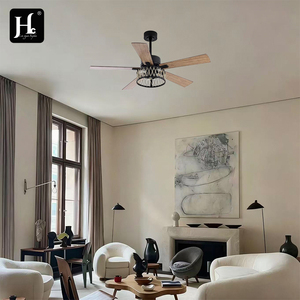 Nouveau lustre de plafond à LED en cristal de 52 pouces pour salon, 5 pales avec ventilateur de plafond intégré - Product Image 6